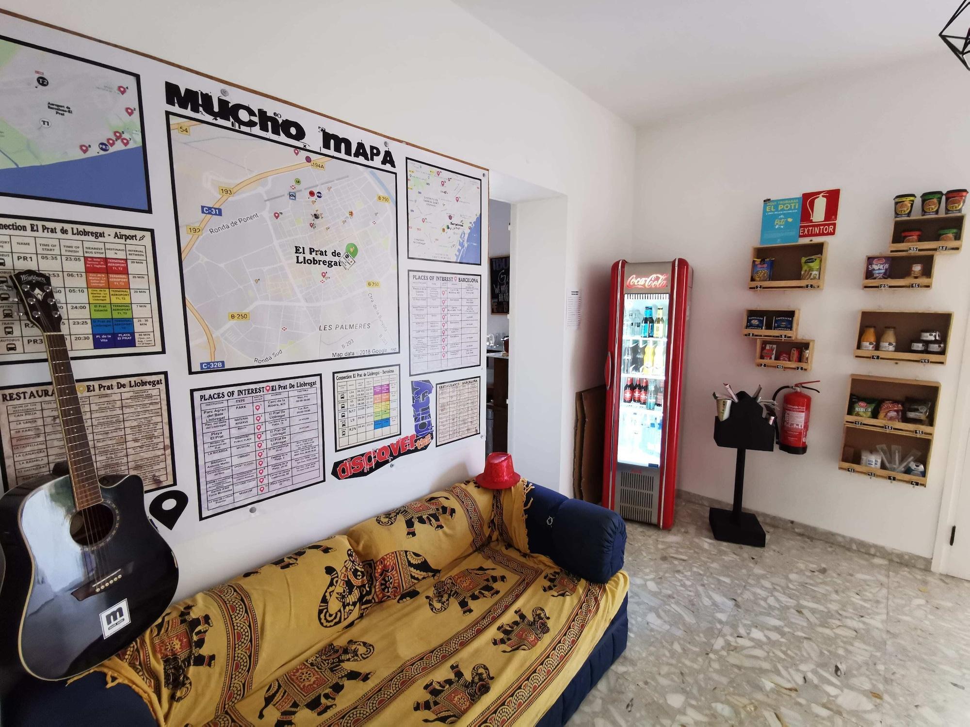 Vista Lobby Mucha Masia Hostel Rural-Urbà