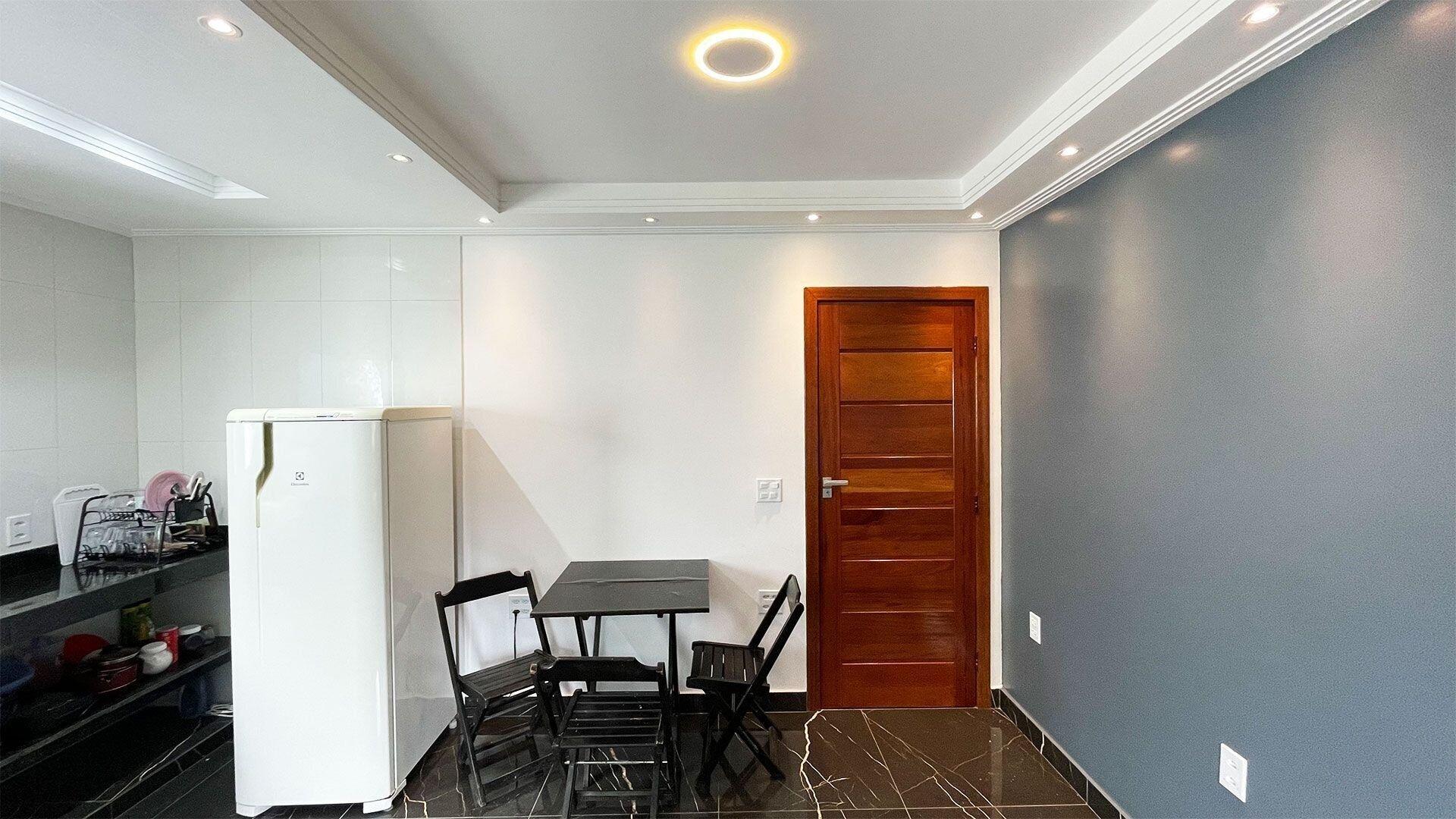 Comodidades del Alojamiento The Férias Loft confortável c cozinha