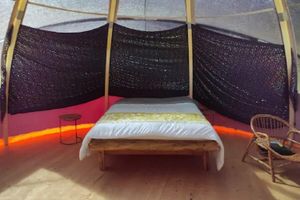 Alquiler Vacacional - Wigwam les Étoiles Pour Toile de Fond