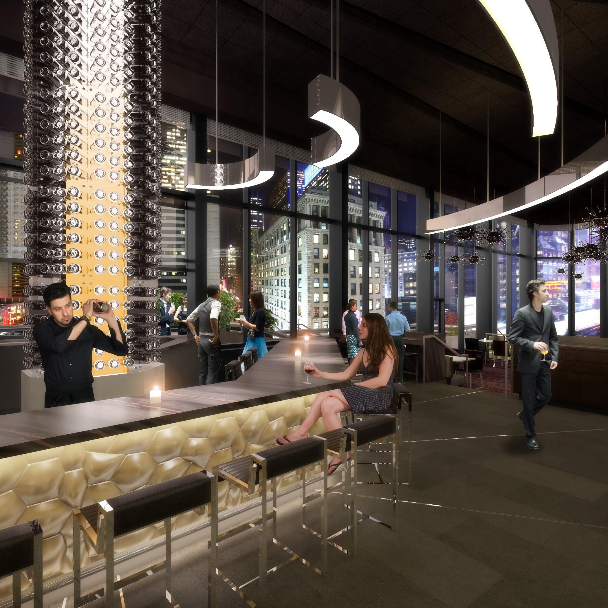 Bar/Salón M Social Hotel New York Times Square