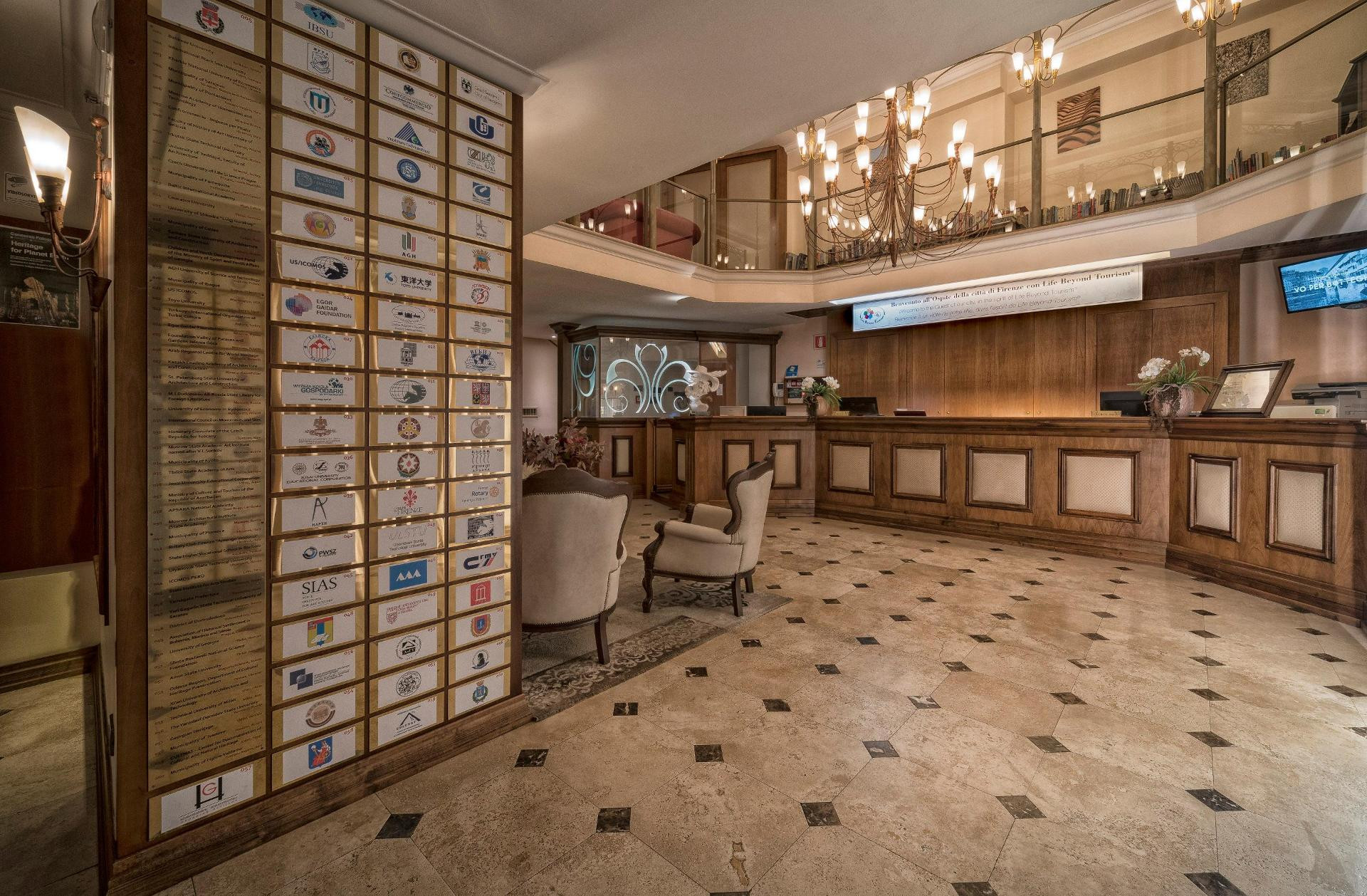 Vista Lobby B&B Hotel Firenze Laurus al Duomo