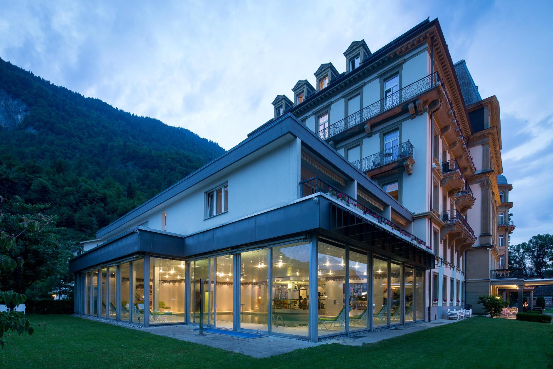 Vista Exterior Grand Hotel Beau Rivage Interlaken