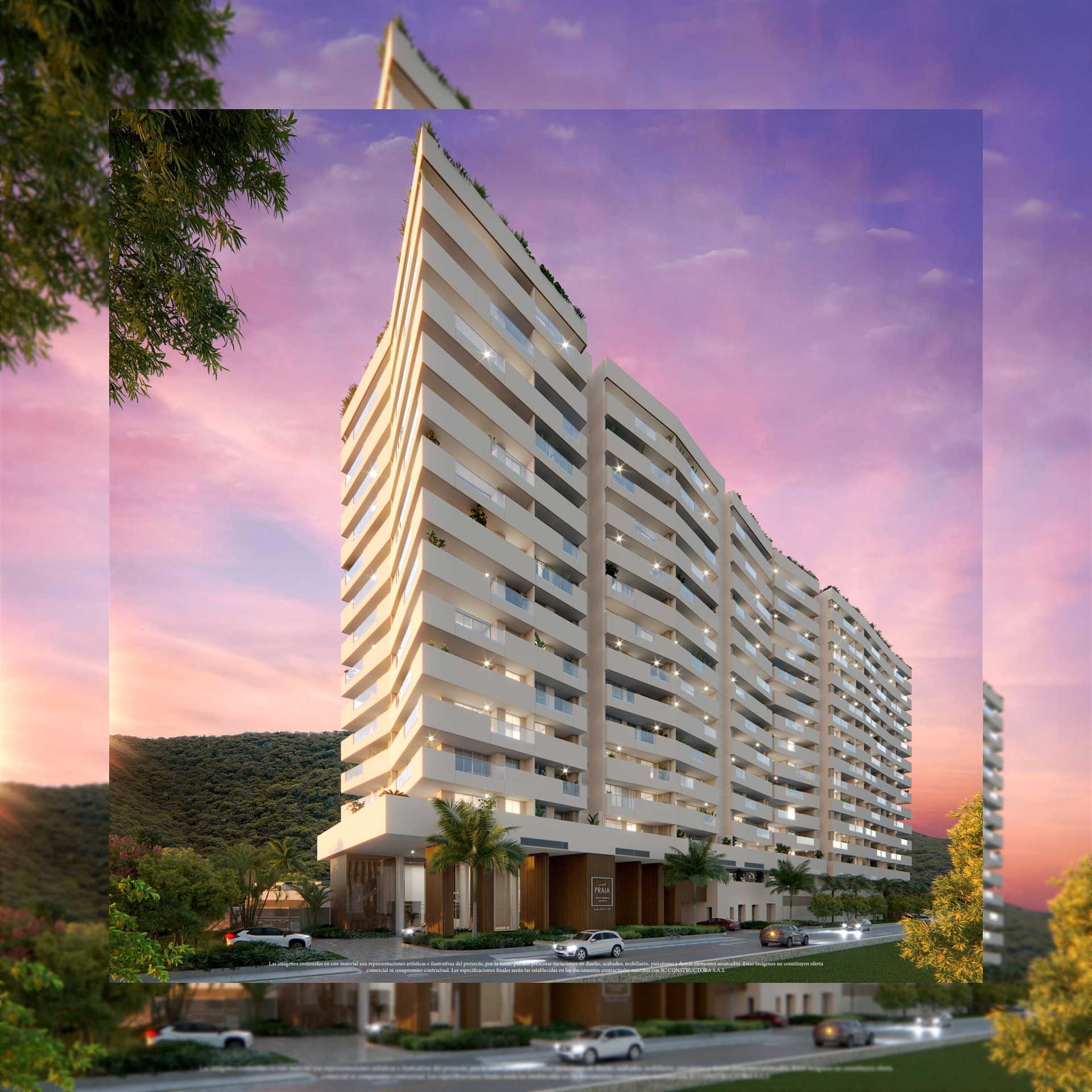 Vista Exterior Praia Suites