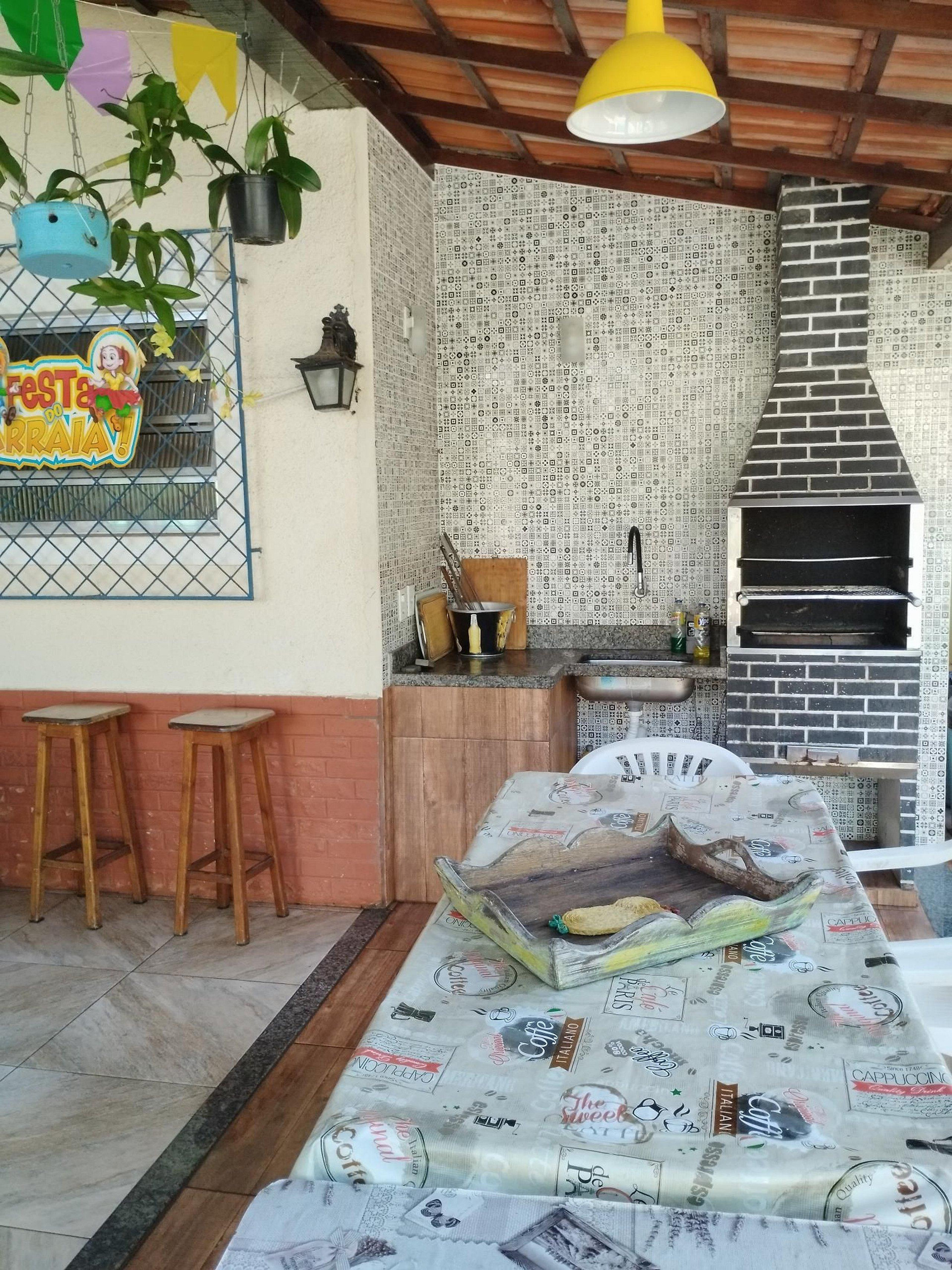 Vista Interior Casa rústica, espaçosa e aconchegante em Cabo Frio