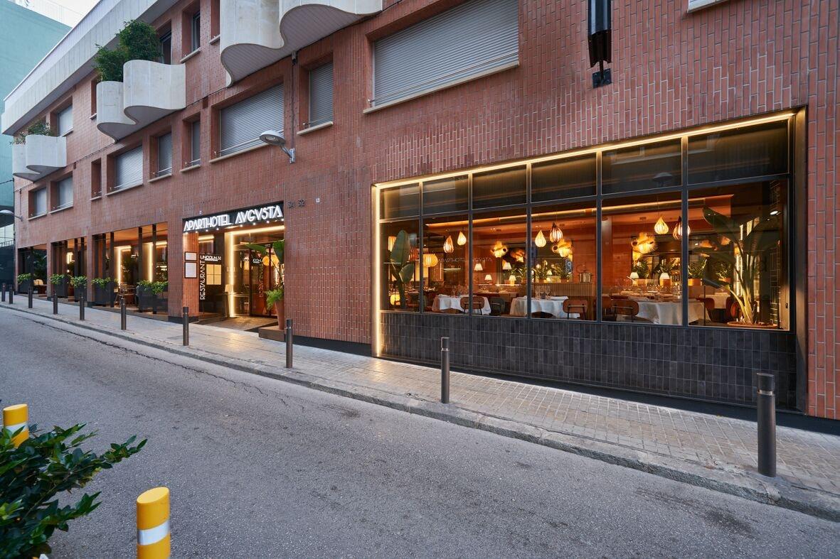 Vista Exterior Aparthotel Augusta Barcelona