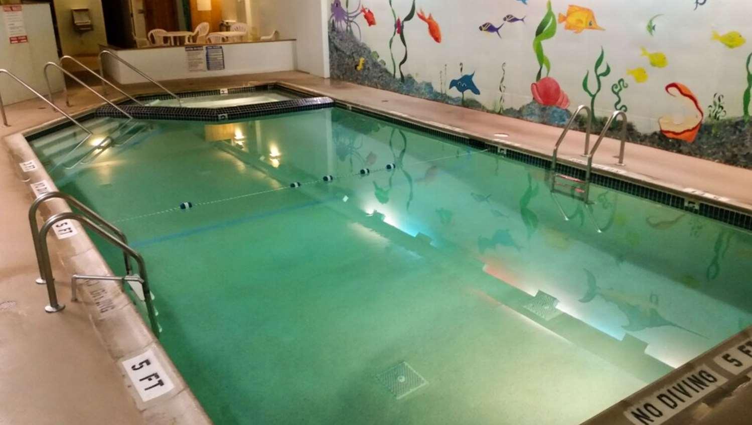Vista Piscina Hampton Inn & Suites Houghton