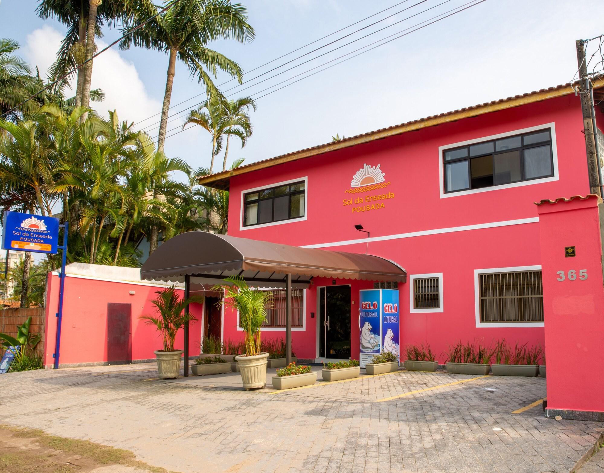 Vista Exterior Pousada Sol da enseada Guarujá