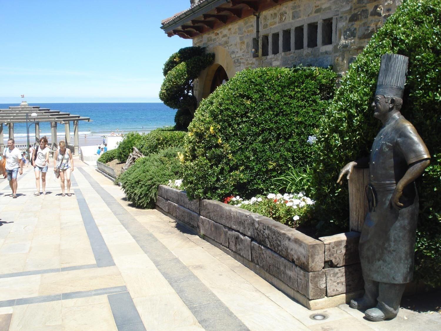 Vista Exterior Pensión Zarauz Playa