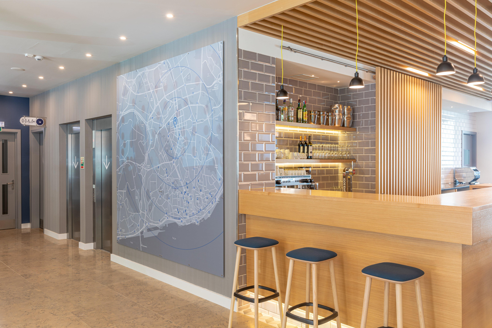 Vista Lobby Holiday Inn Express Lisbon - Plaza Saldanha by IHG