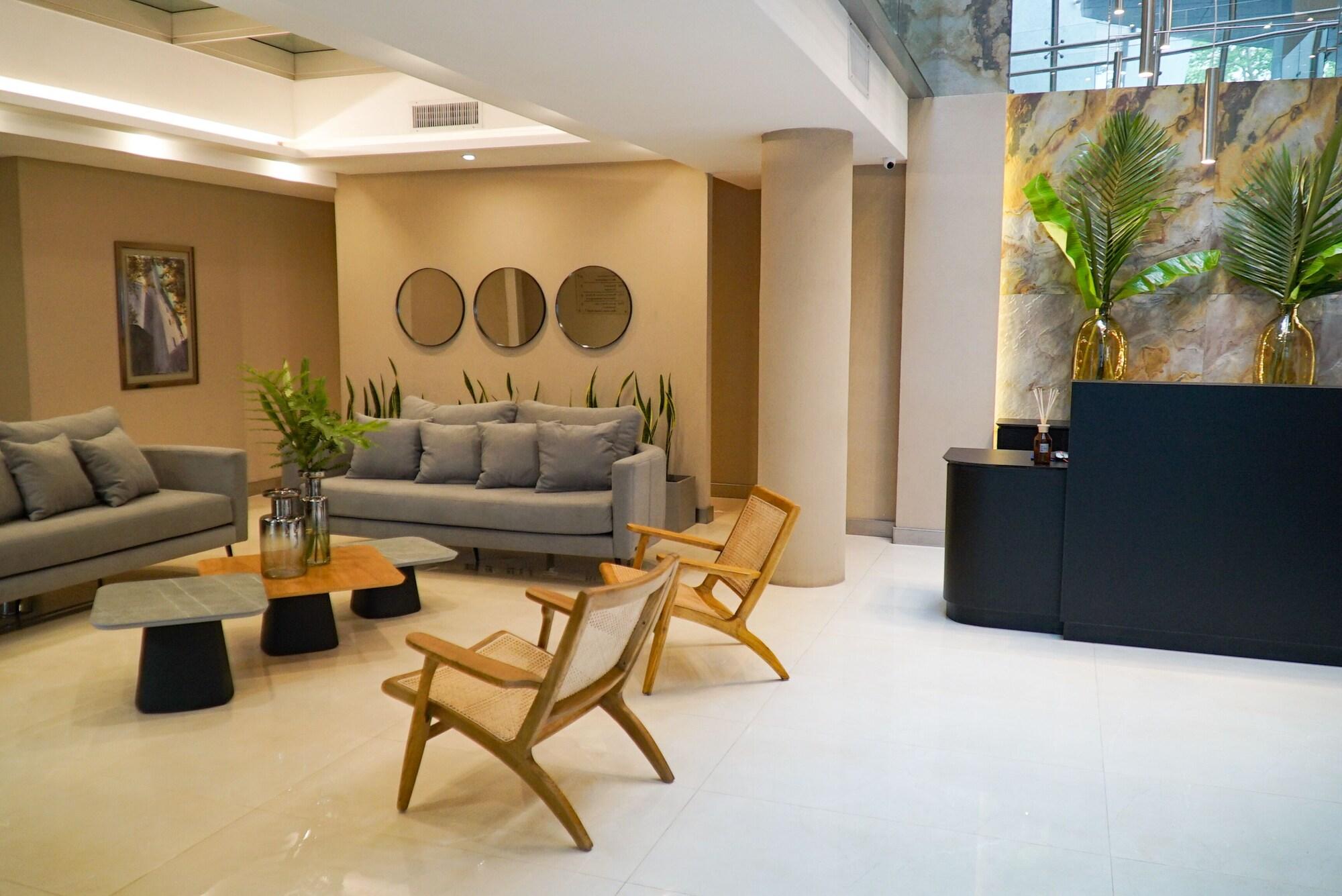 Vista Lobby Amerian Rio Cuarto Apart & Suites