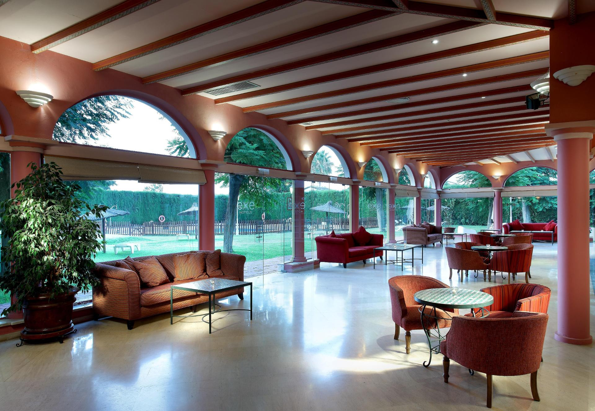 Vista Lobby Exe Gran Hotel Solúcar