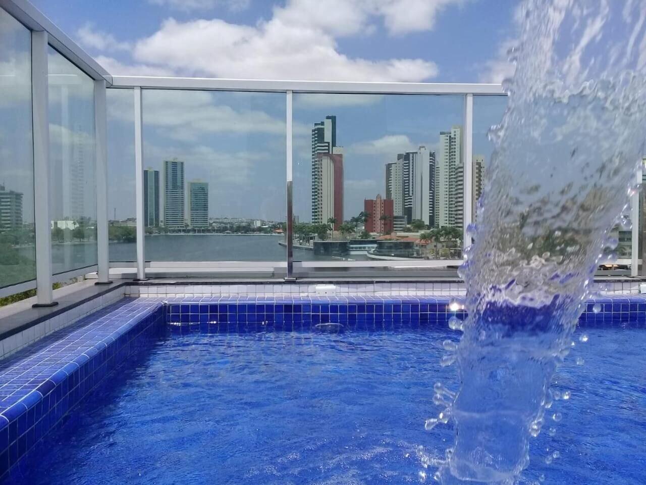 Vista Piscina Hotel Village Confort Campina Grande