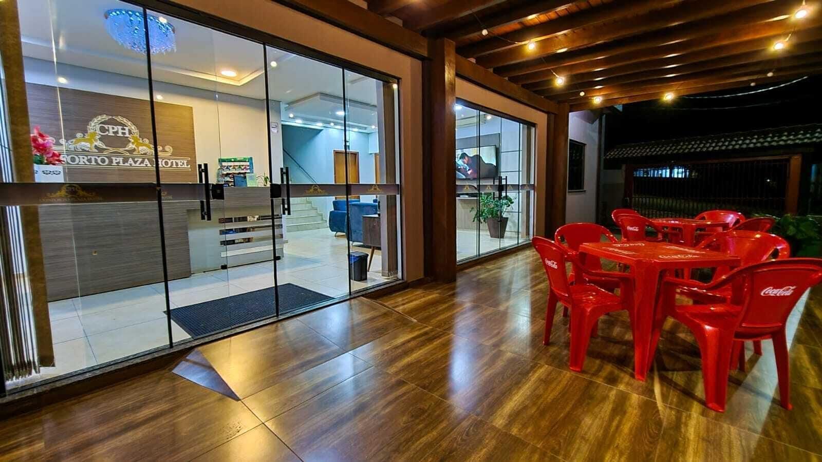 Vista Lobby Conforto Plaza Hotel