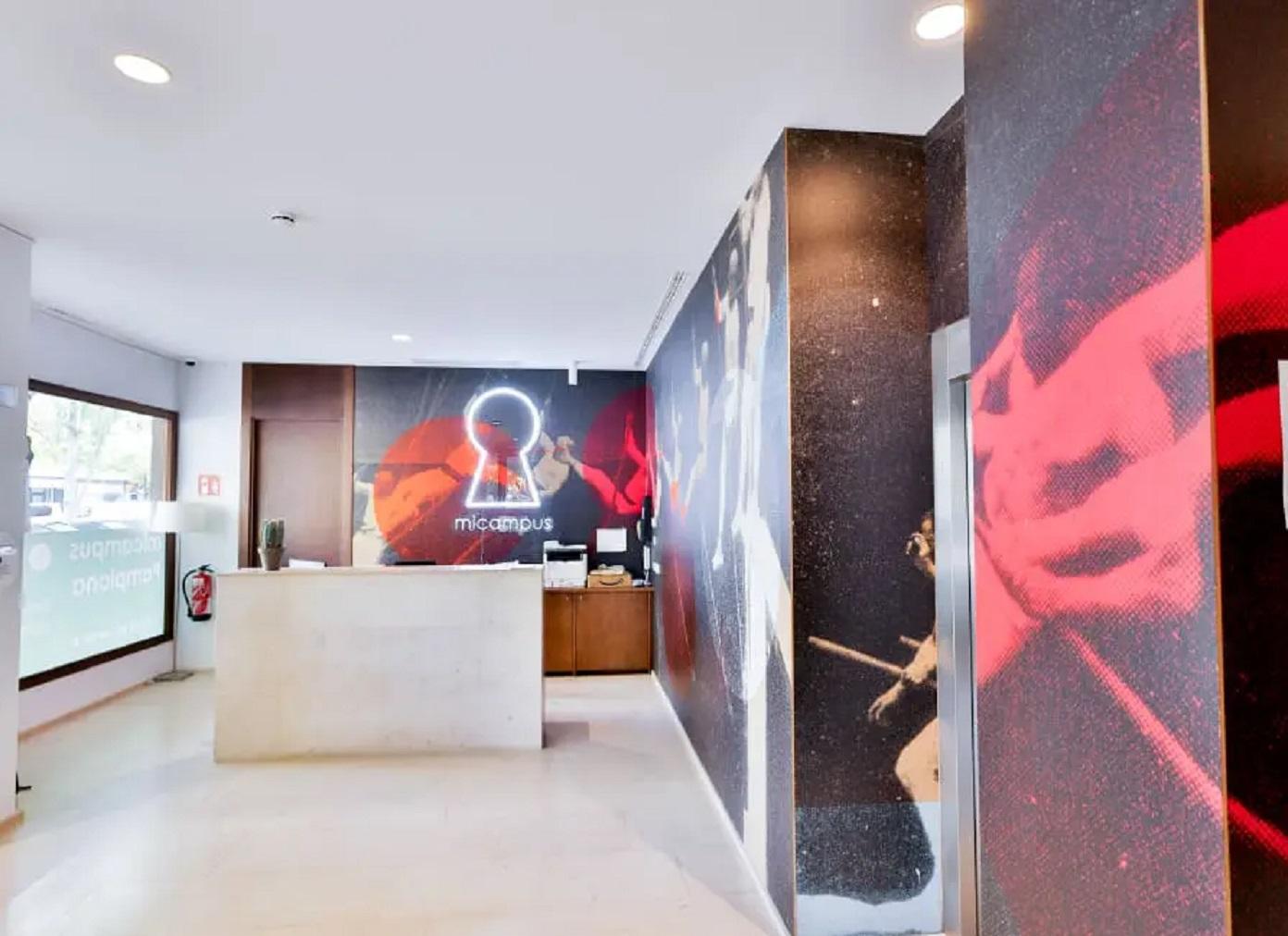 Vista Lobby Micampus Pamplona