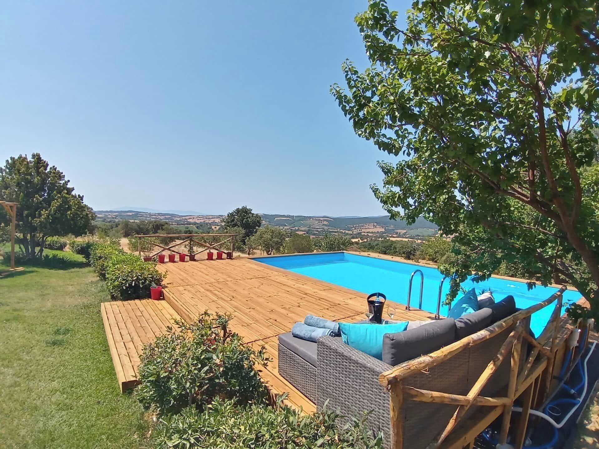 Vista Exterior Tenuta Le Mandorlaie Agriturismo