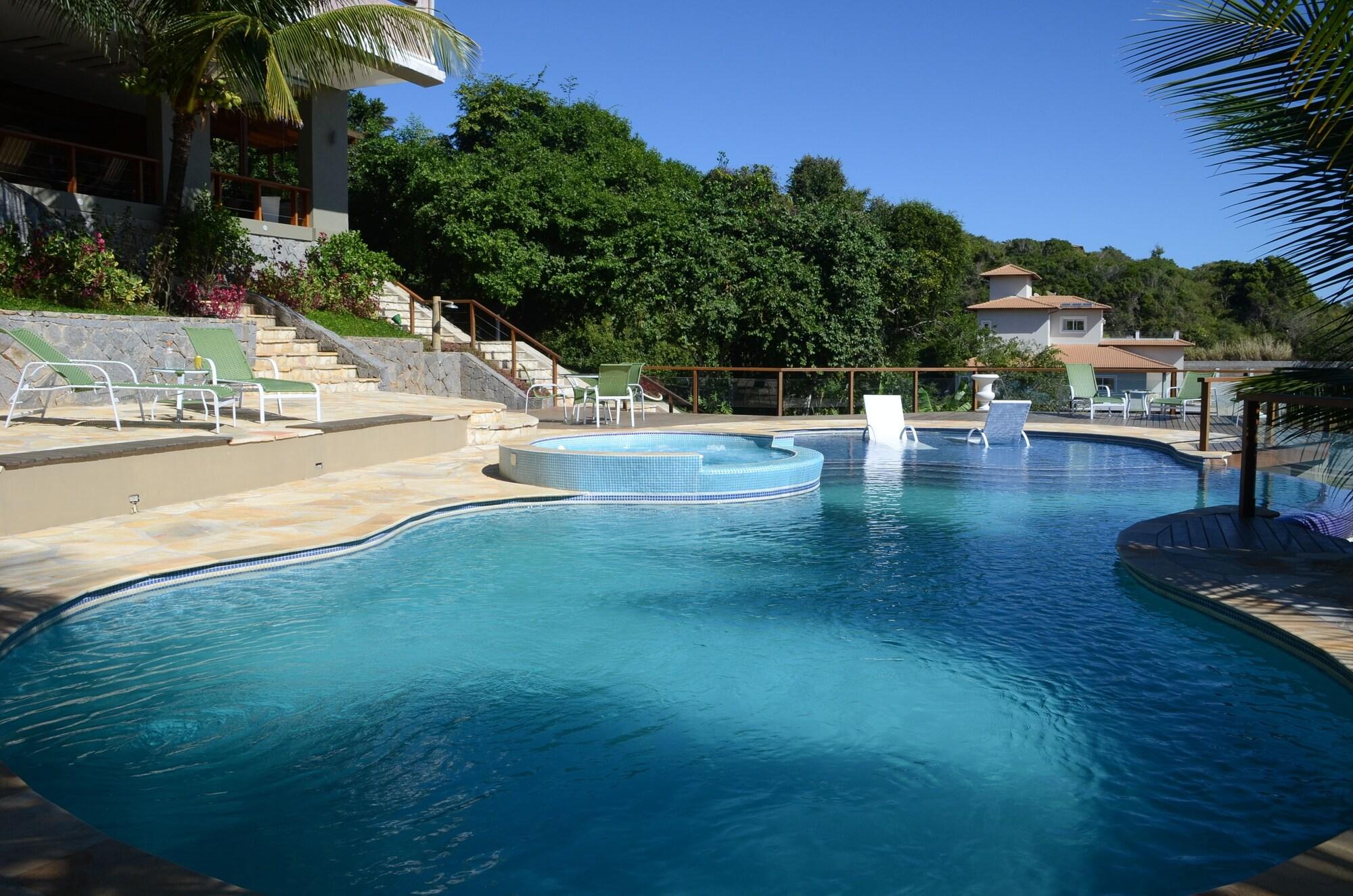Vista Piscina Pousada Pelicano