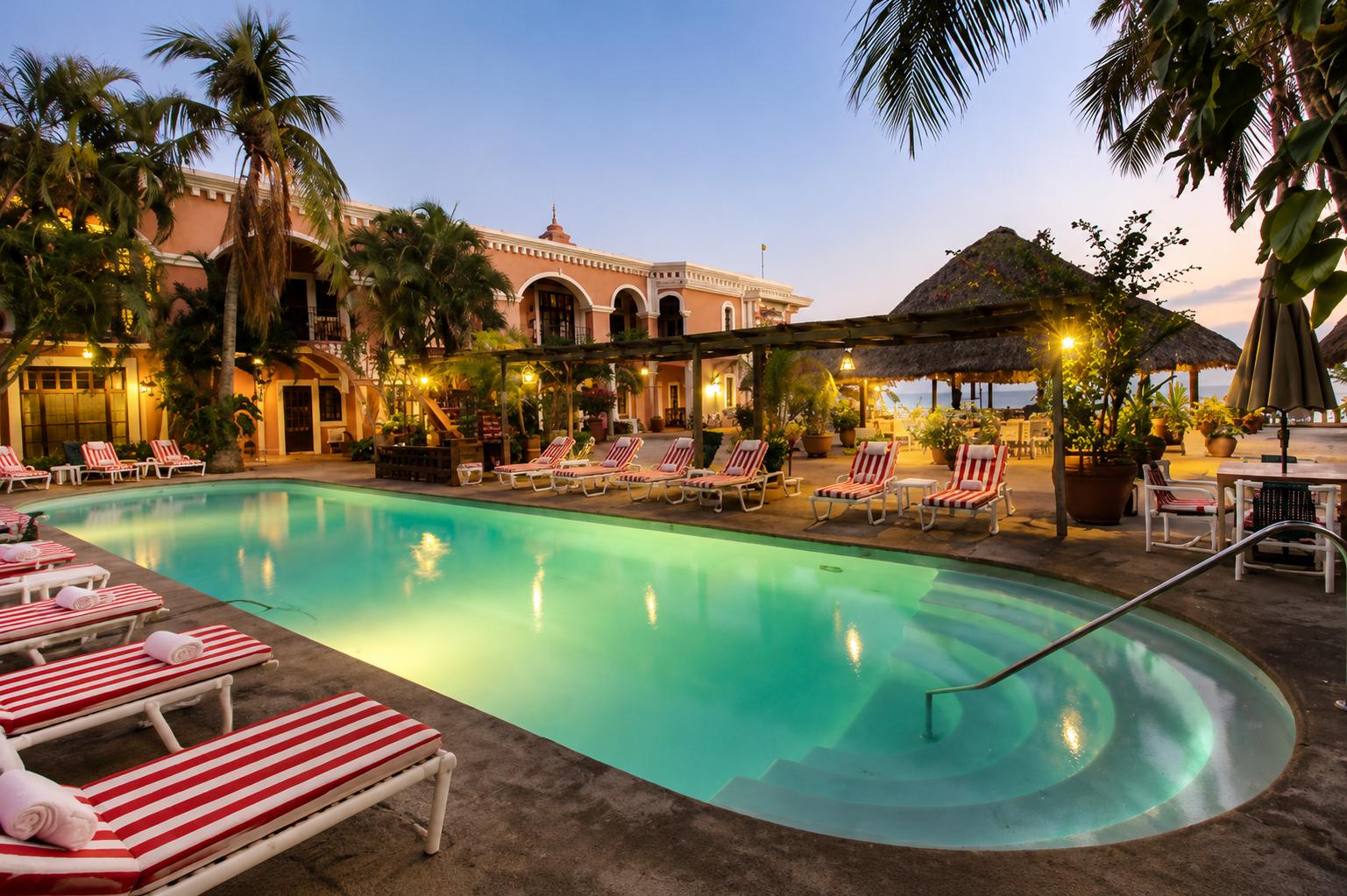 Vista Piscina Hotel Santa Fe