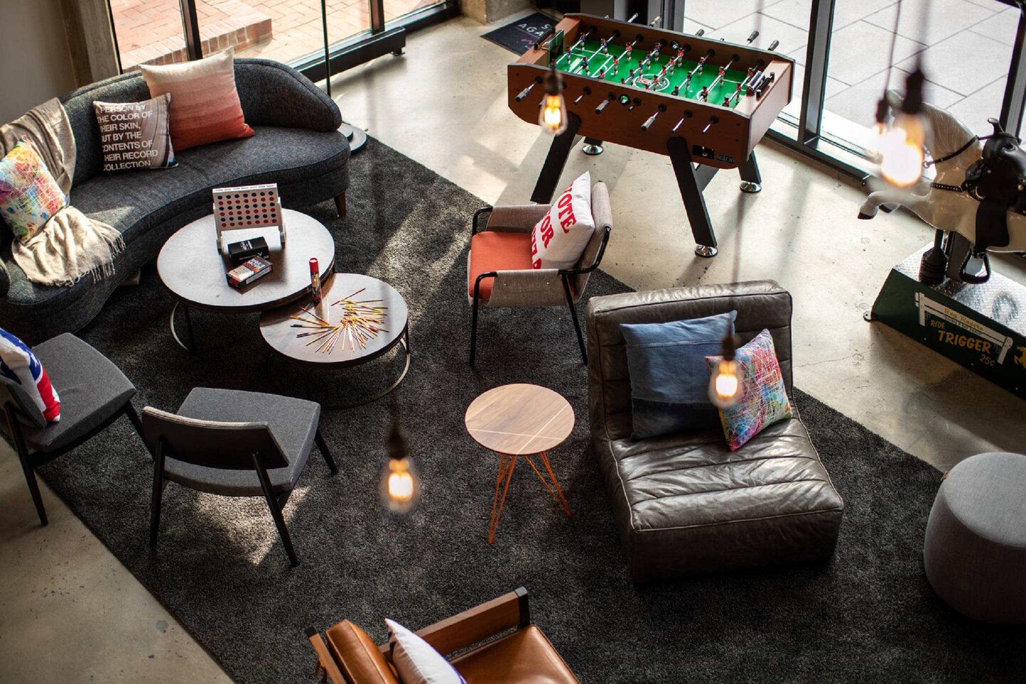 Vista Lobby Moxy Washington DC Downtown