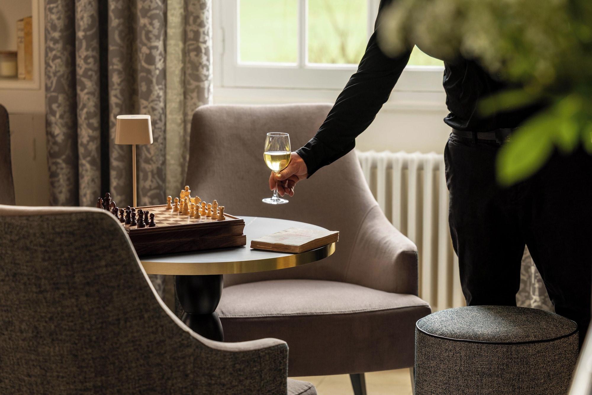 Bar/Salón Hôtel Château Saint-Gilles - Bayeux