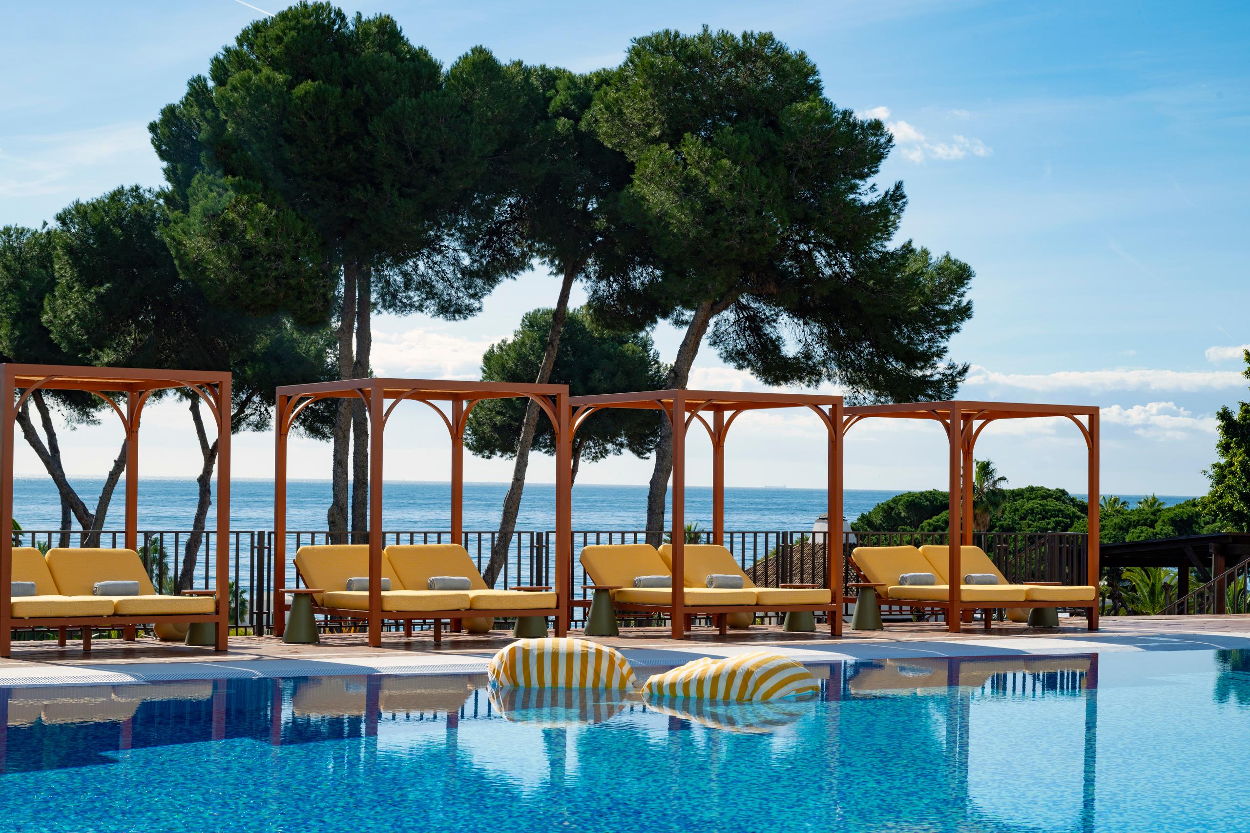 Vista Piscina Don Carlos Marbella