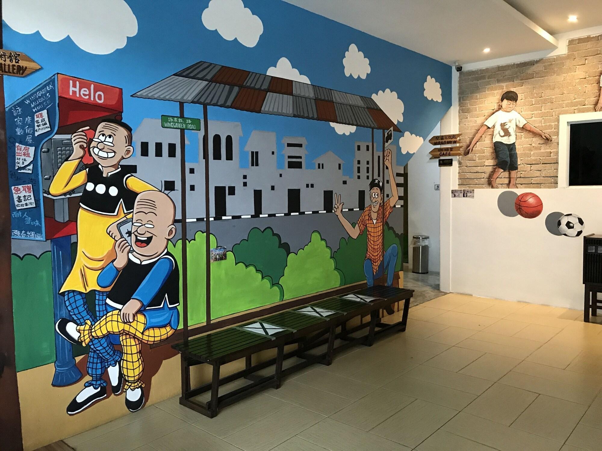 Comodidades del Alojamiento Winggarden Murals House
