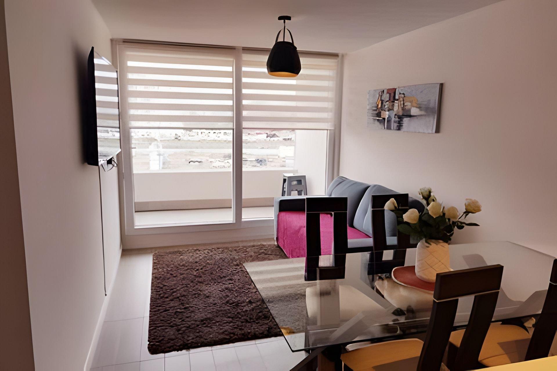 Zona de estar Depto. Piso 5 Cond. Aqua