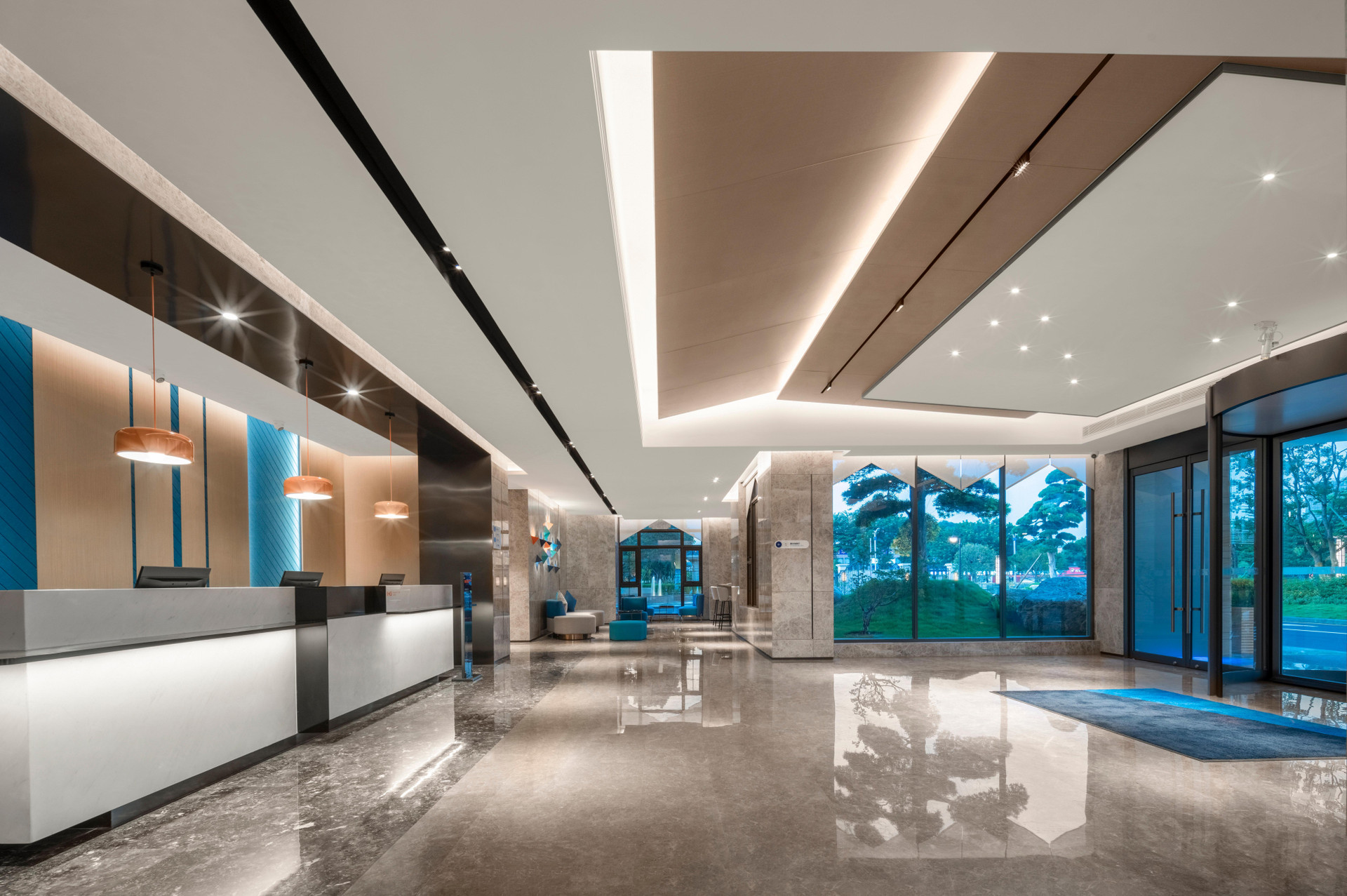 Vista Lobby Holiday Inn Express Guangzhou Panyu by IHG