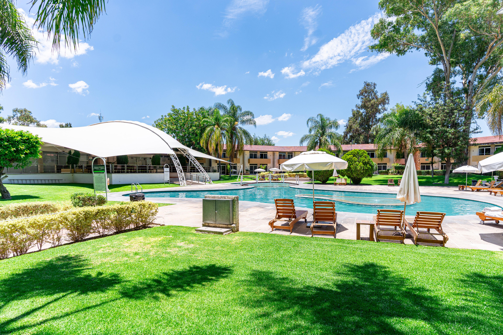 Vista Piscina Hotel Las Trojes