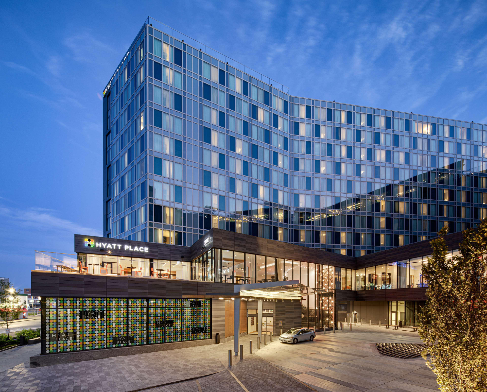 Vista da fachada Hyatt Place Boston/Seaport District