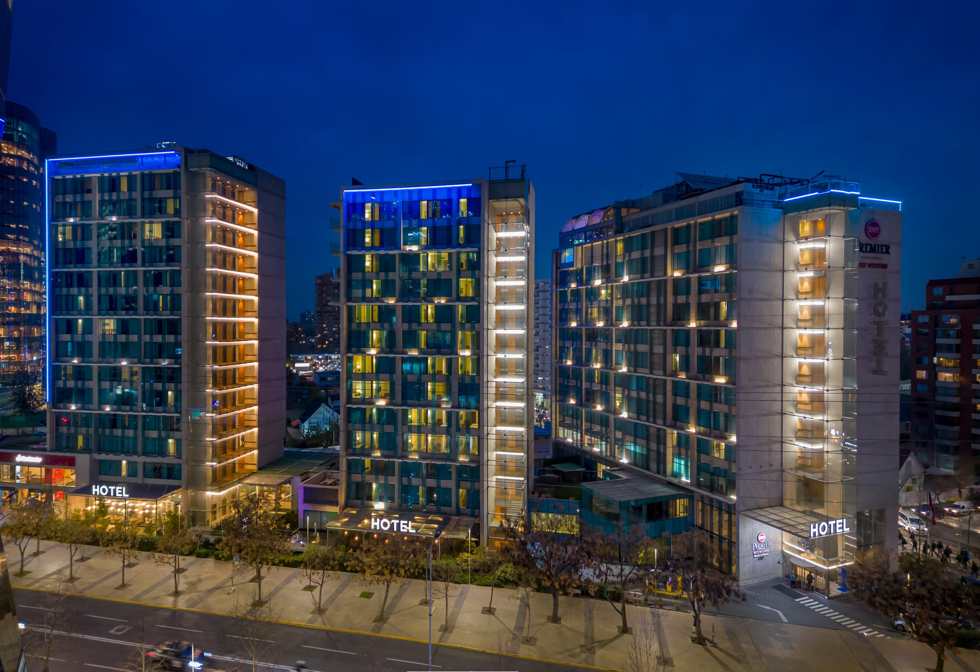 Vista Exterior Hotel Best Western Premier Marina Las Condes