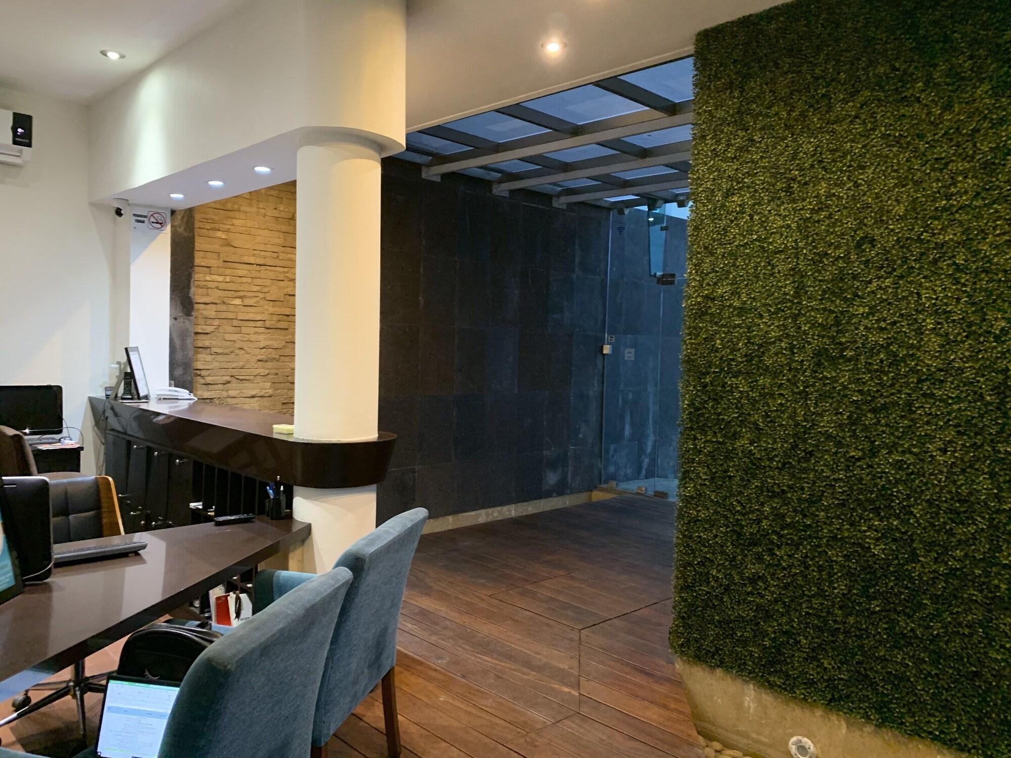 Vista Lobby Amoe Hotel Boutique & Spa