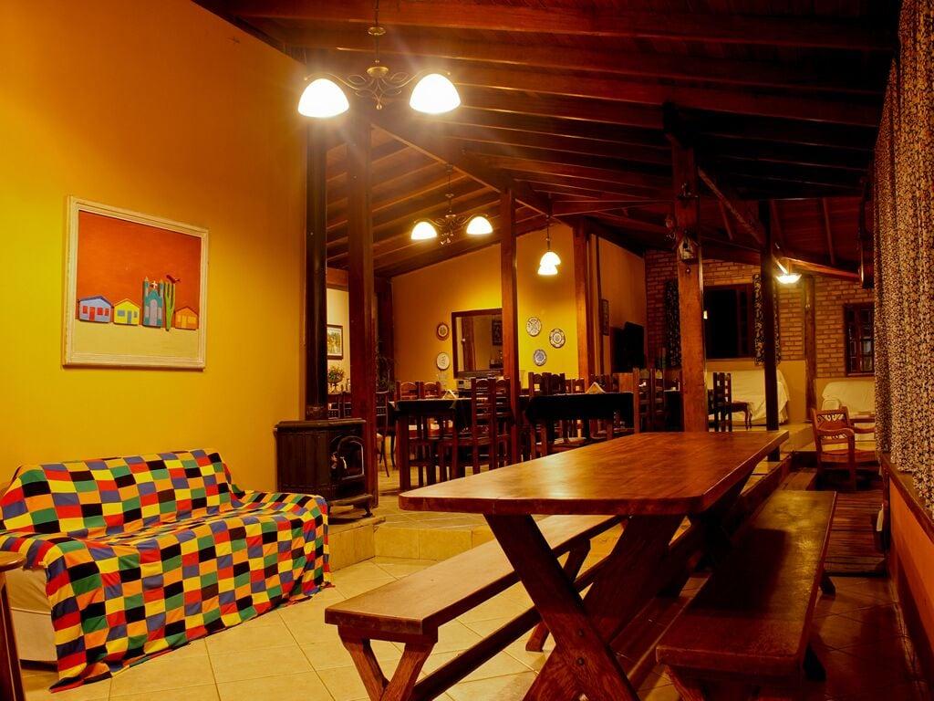 Vista do lobby Pousada Araucária