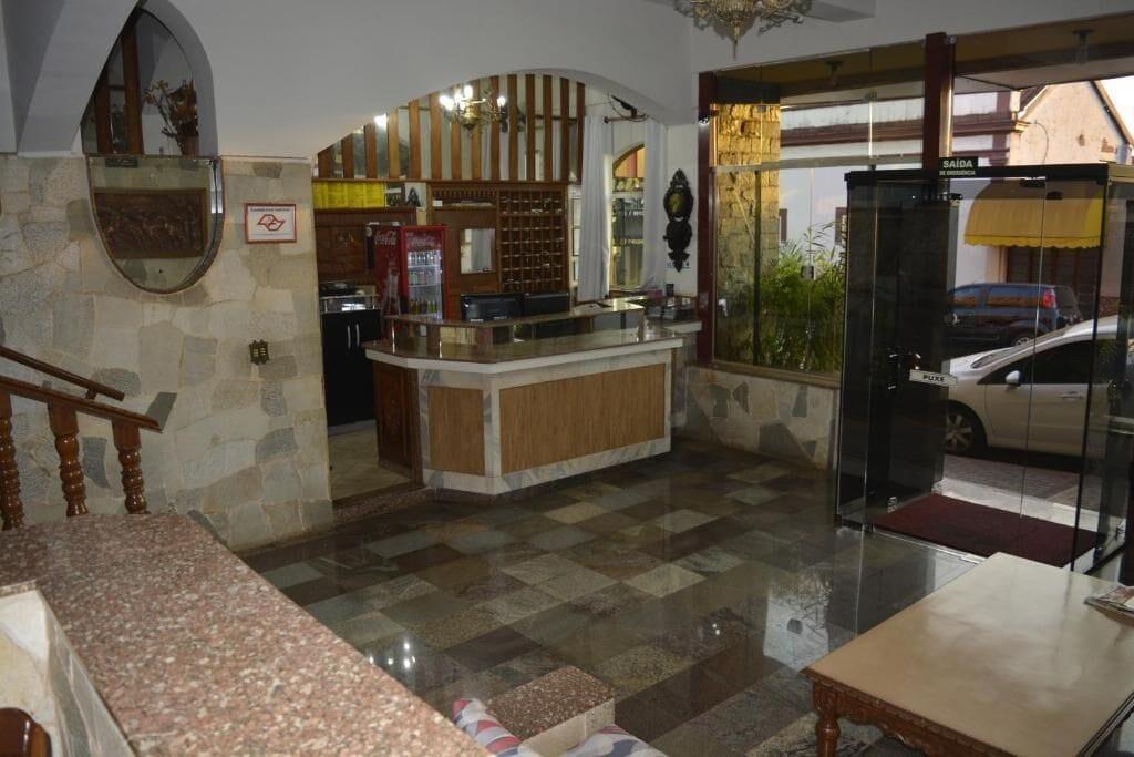 Vista Lobby Palace Hotel Barretos