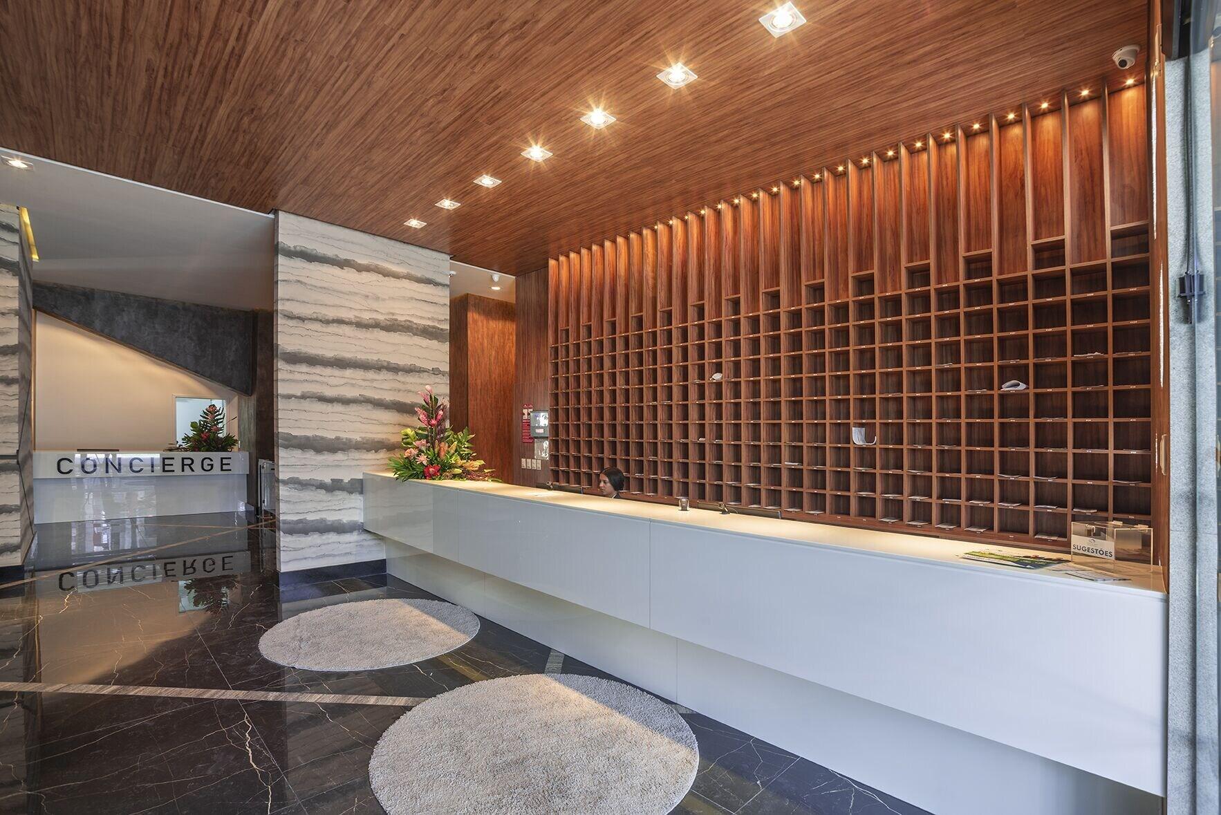 Vista Lobby Edifício Time - Apto 602