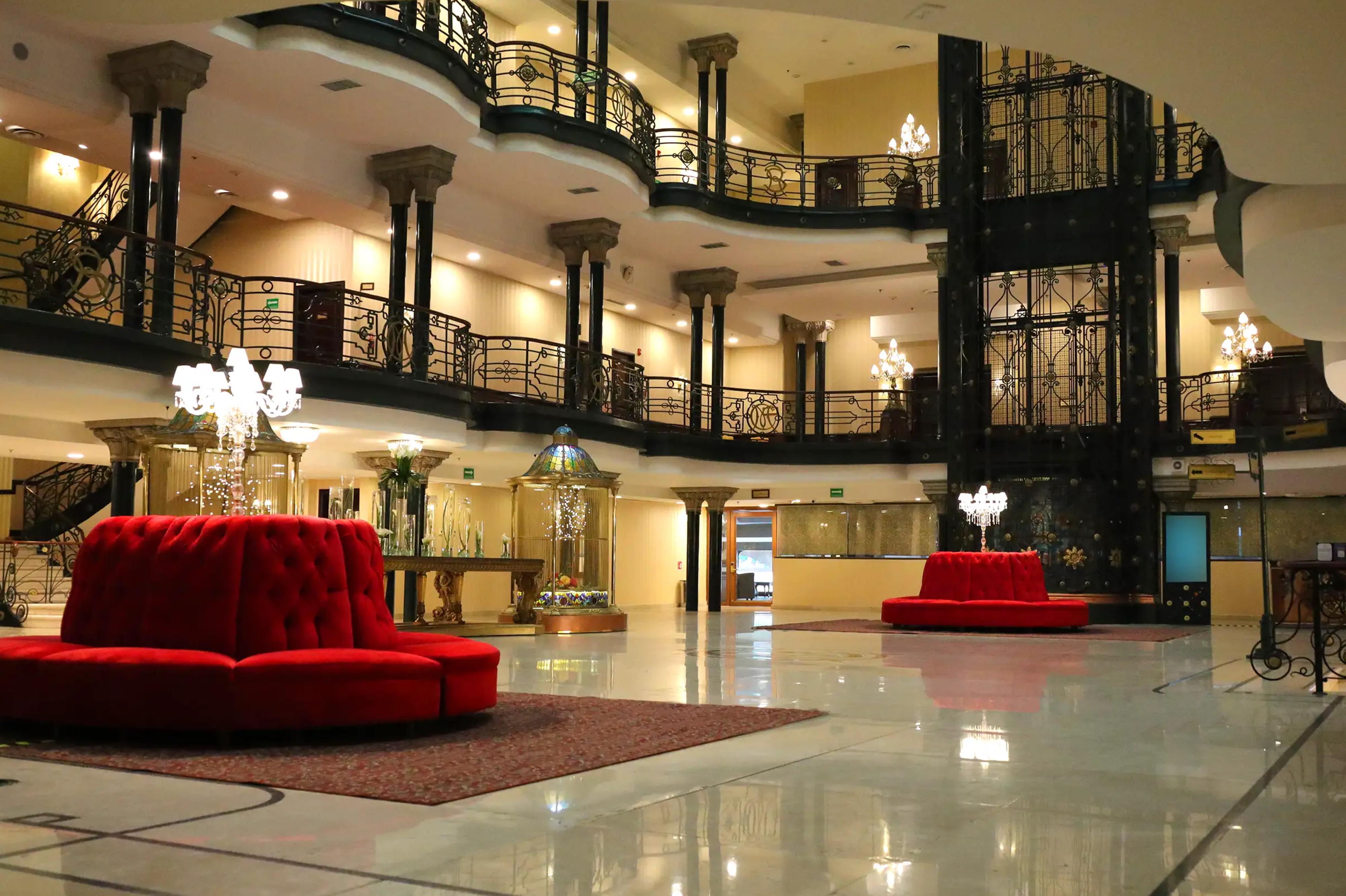 Vista Lobby Gran Hotel Ciudad de Mexico Zocalo View