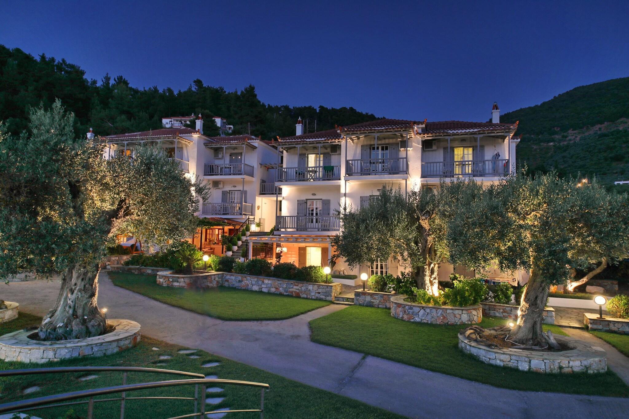 Vista Lobby Evlalia Studios & Villas