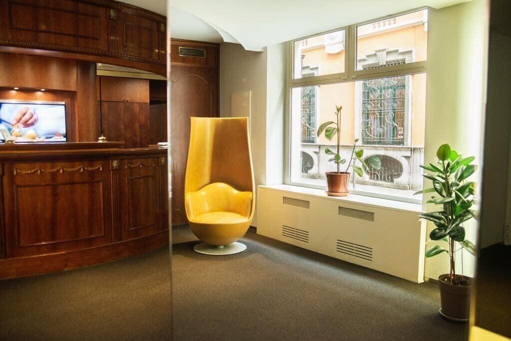 Vista Lobby Hotel Alli Due Buoi Rossi