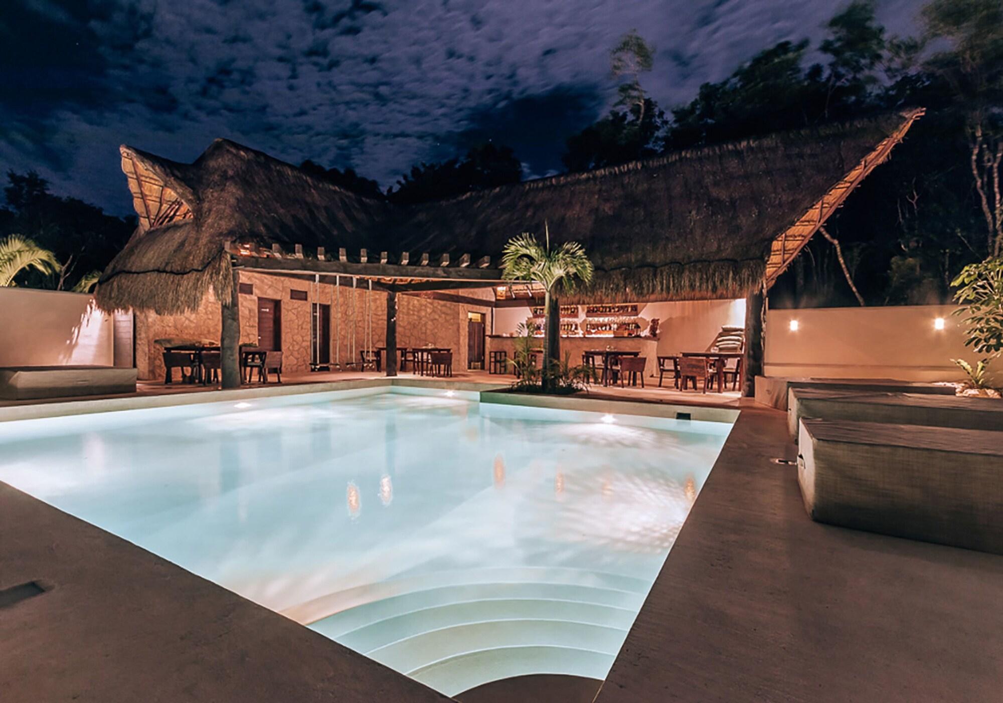 Vista Piscina Xcacel Dreams Jungle Suites & Spa