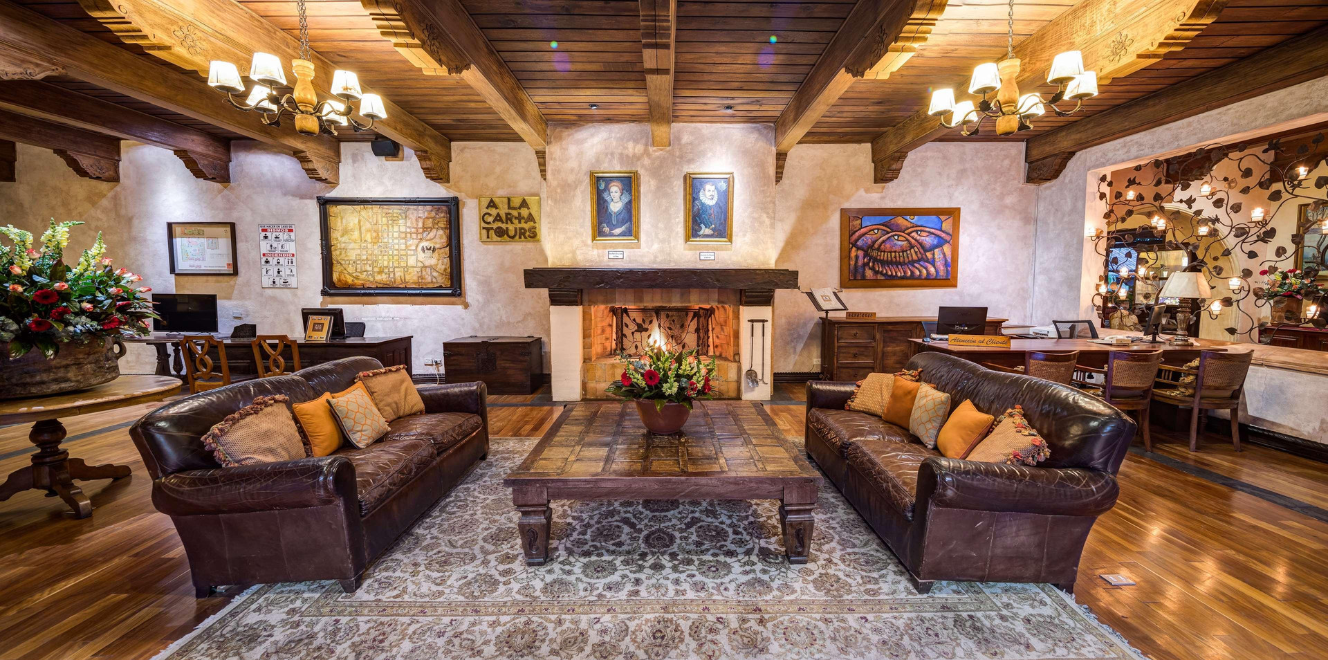 Vista Lobby Porta Hotel Antigua