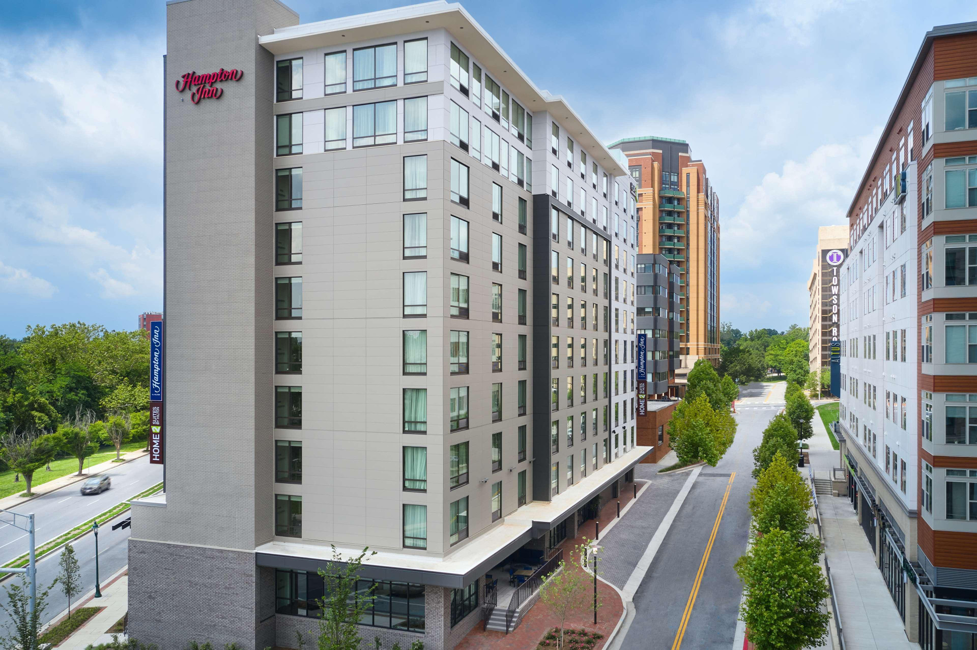 Vista Exterior Hampton Inn Towson Downtown