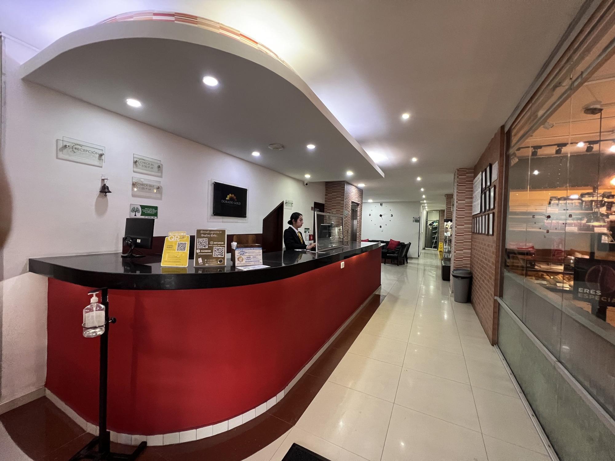 Vista Lobby Hotel Dorado Gold Bogota
