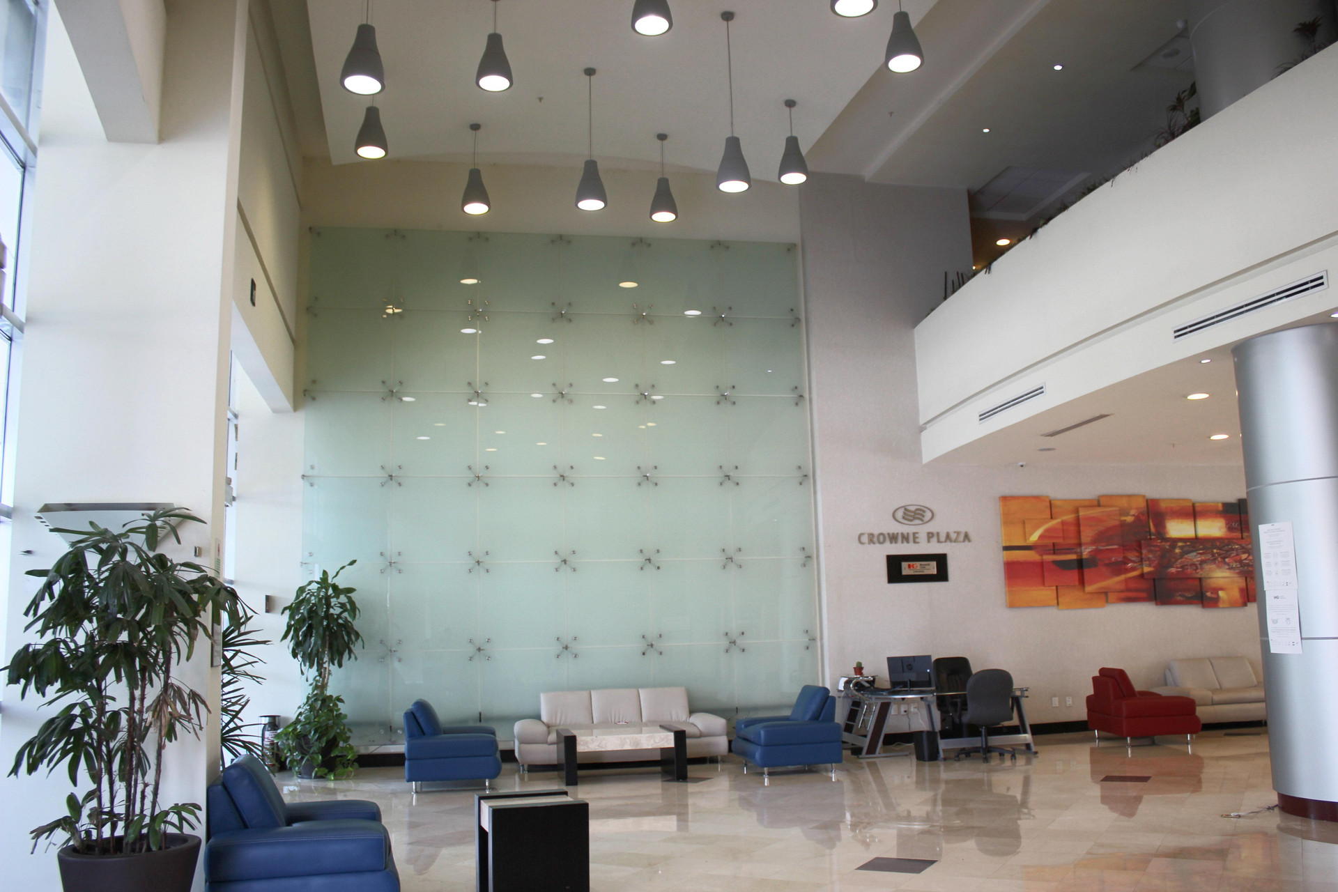 Vista Lobby Crowne Plaza Leon