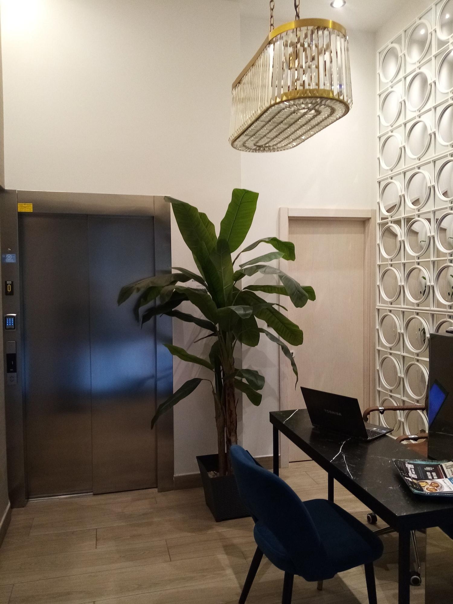 Vista Lobby Pensión Ama Bilbao