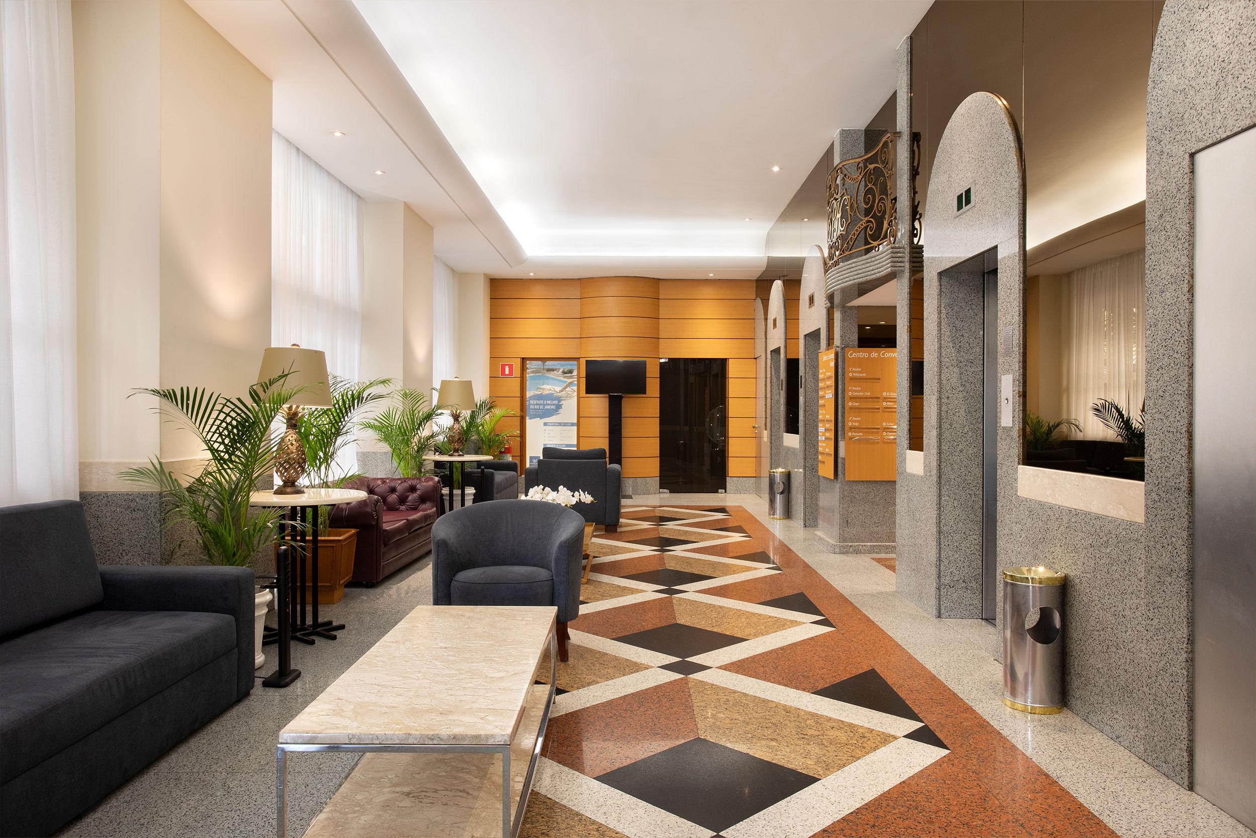 Vista Lobby Windsor Guanabara Hotel
