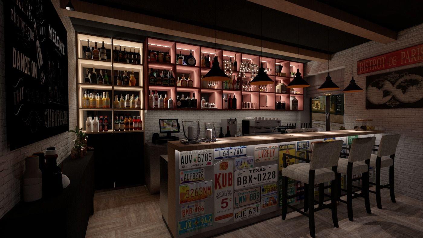 Bar/Salón Downtown Boutique Hostel