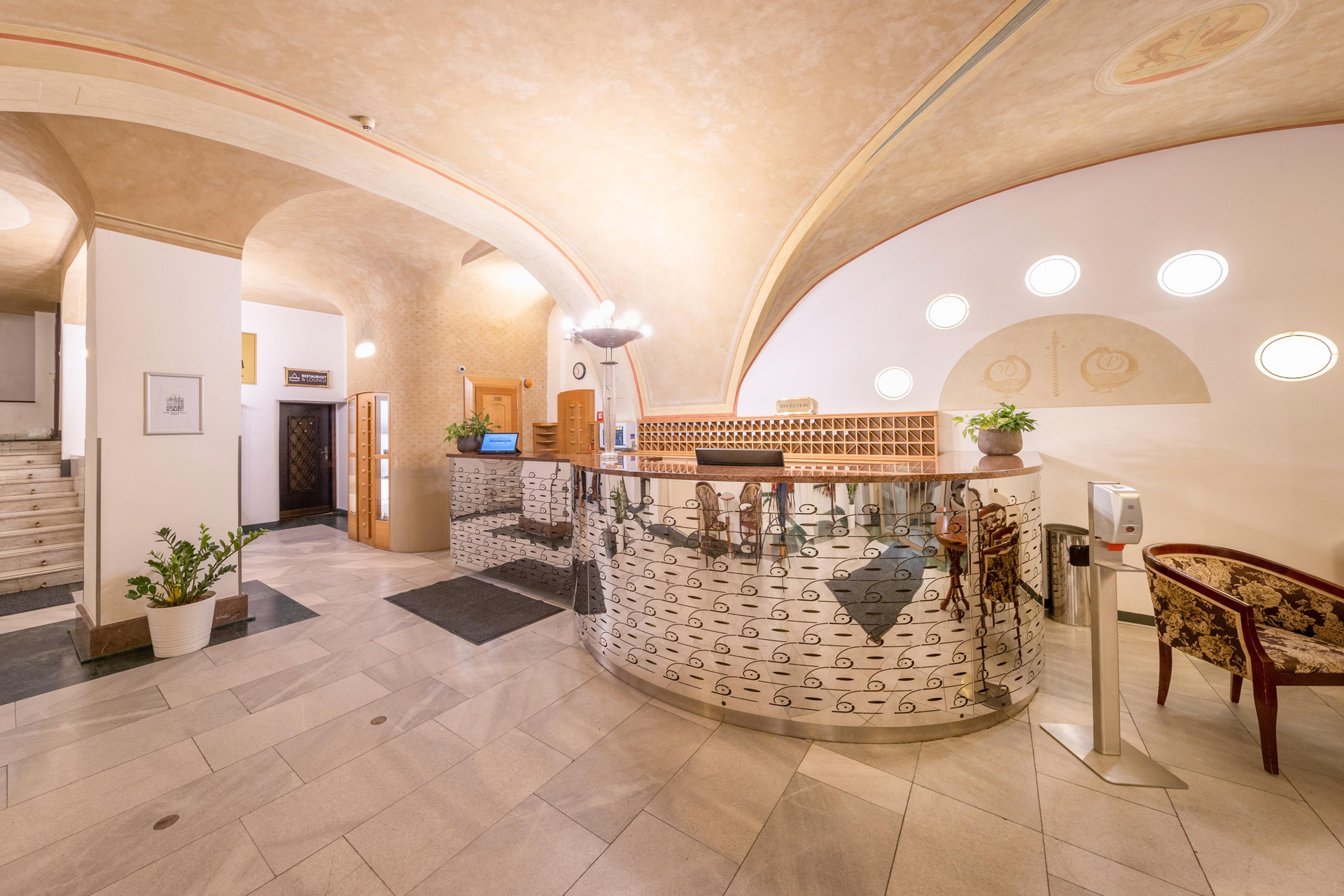 Vista Lobby Hotel Meteor Plaza Prague