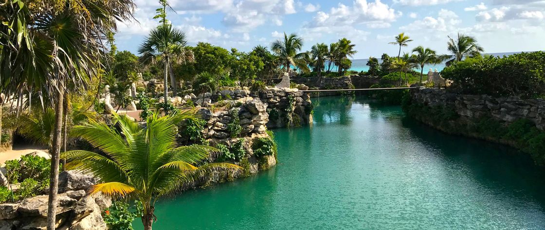 Ríos y calas del parque Xcaret