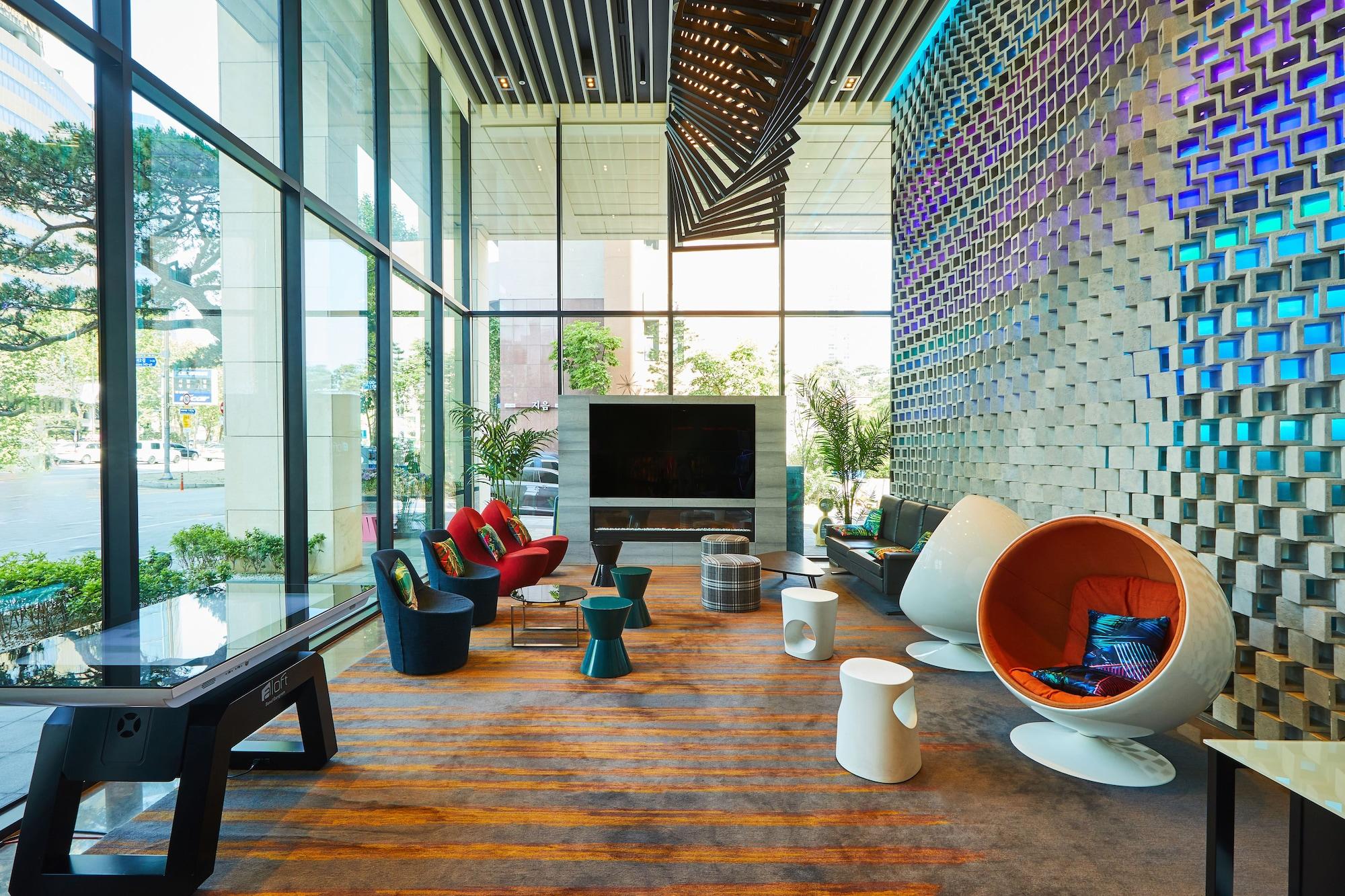 Vista Lobby Aloft Seoul Gangnam