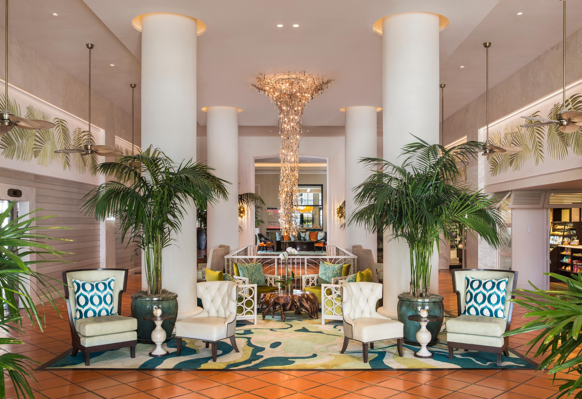 Vista Lobby The Palms Hotel & Spa