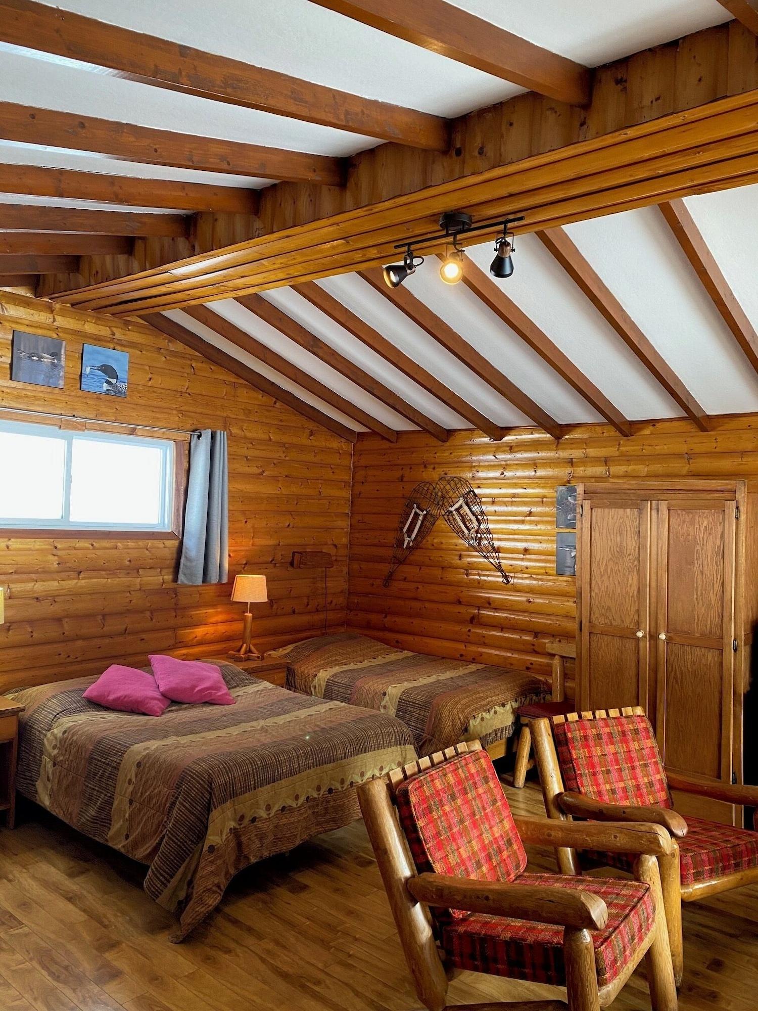 Set de Habitación Kan-à-Mouche Pourvoirie Auberge et Chalets